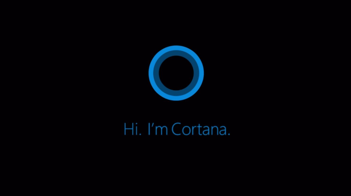 Cortana assistant